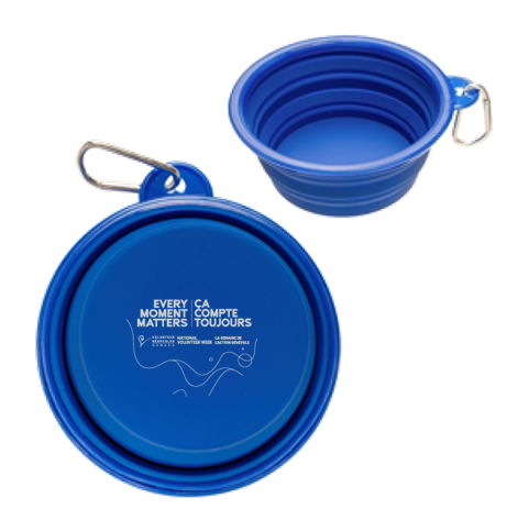 Collapsible Pet Bowl l Bol repliable pour animaux de compagnie