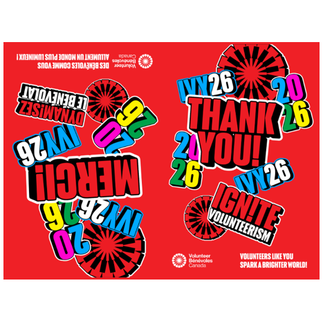 NVW 2026 Thank You Cards (Bilingual 10/pk) | Cartes de remerciement SAB 2026 (bilingue 10/pk)
